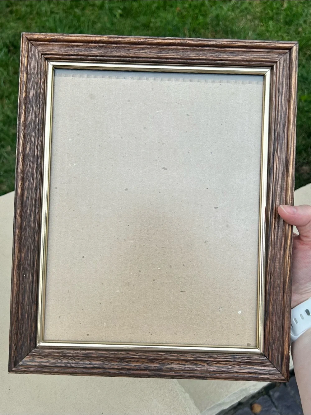 Set of 2 Vintage Photo Frames 8x10 Brass